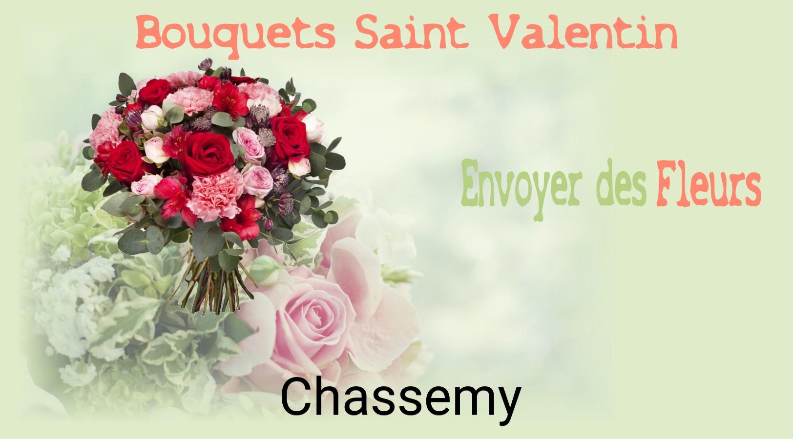 Roses de Saint-Valentin livrées à Chassemy
